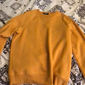H&M yellow/orange wool Sweater
